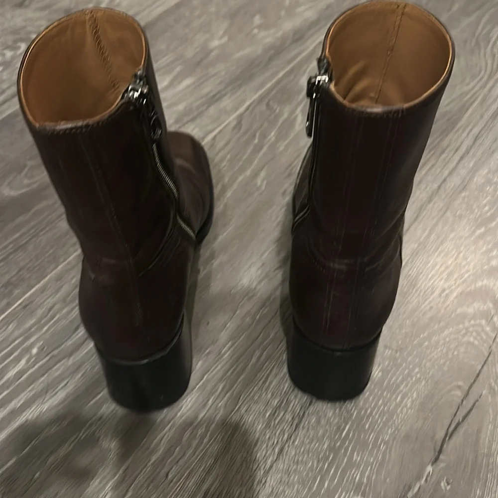 Brown Labucq Joan Ankle Boots, 38 - Picture 4 of 4